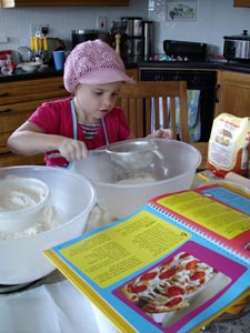 Misha taking masterclasses from Granny the masterchef