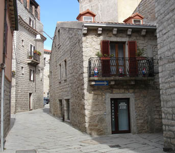 More scenery inside the village of Tempio Pausania