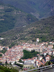 One of the breathtaking views from Castelvittorio