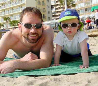 Like father like son - this is what we came to Spain for...