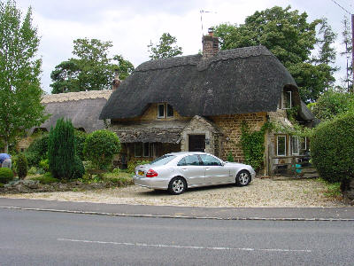 One of the houses in Sandy Lane